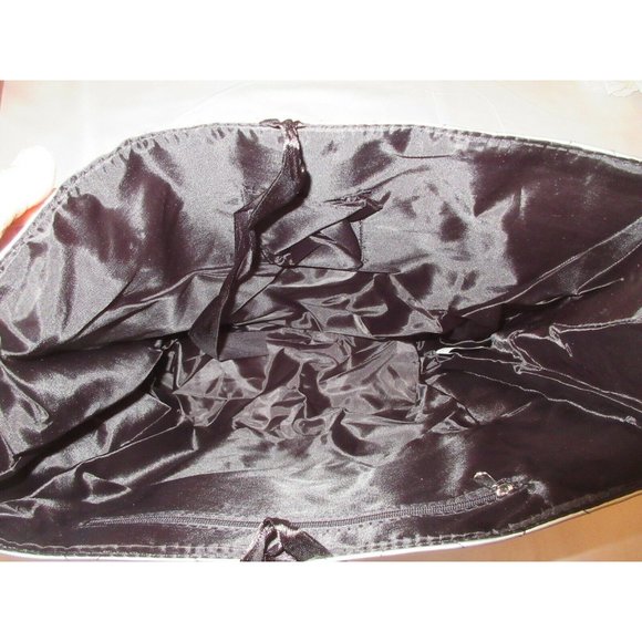 Langshahong Large Zippered Carry-On Bag Tote Brown - Picture 6 of 8